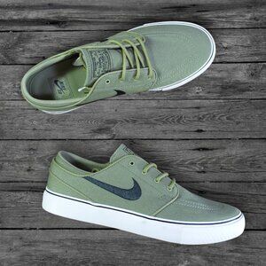 Nike SB Zoom Janoski OG+ Canvas Shoes / Neutral Olive (BRAND NEW)